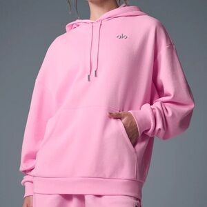 Alo Yoga Accolade Hoodie Sweet Pink XXS